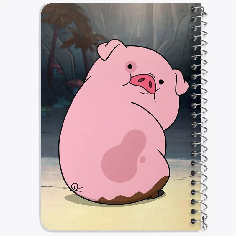 دفتر یادداشت 50 برگ خندالو طرح وادلز انیمیشن آبشار جاذبه Gravity Falls کد 26080