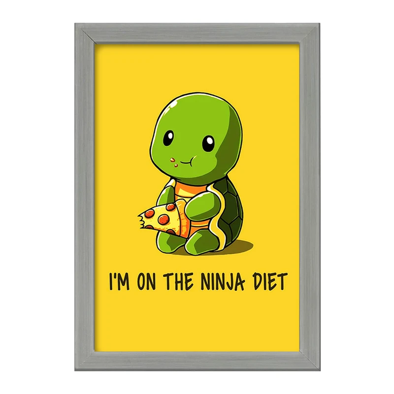 تابلو خندالو طرح لاکپشت های نینجا  کد 13212