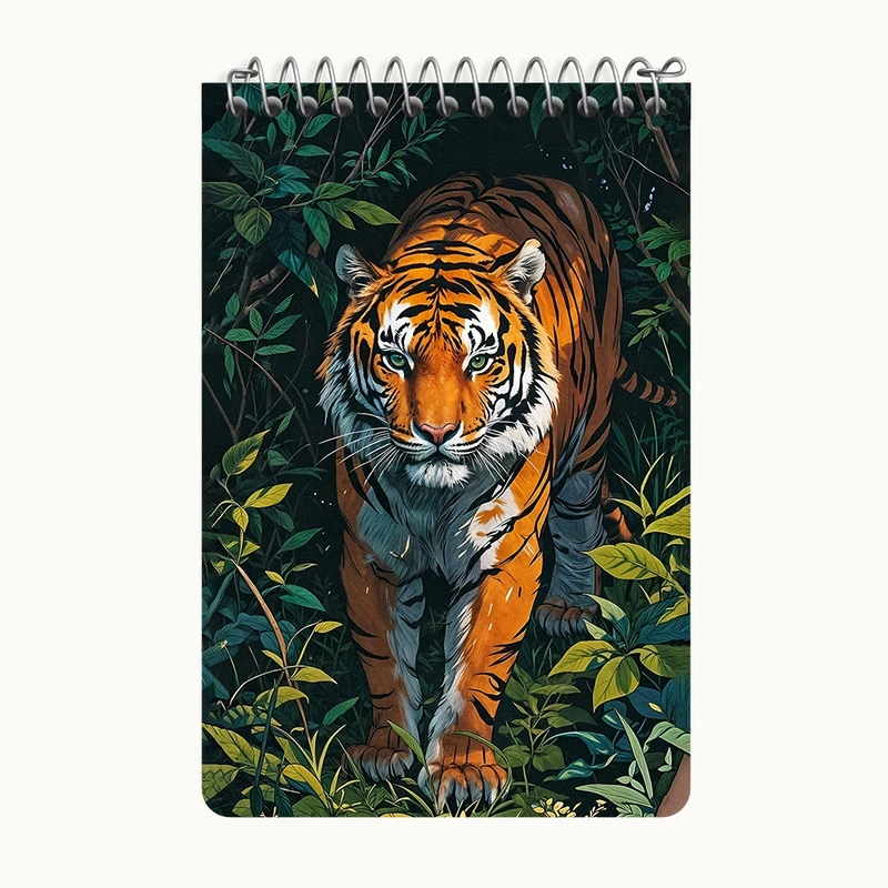 دفتر یادداشت 50 برگ خندالو طرح ببر کد F5300