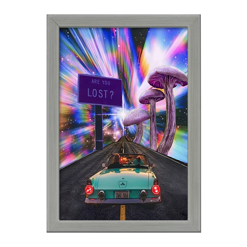 تابلو خندالو طرح جاده ی بی انتها کد F6449