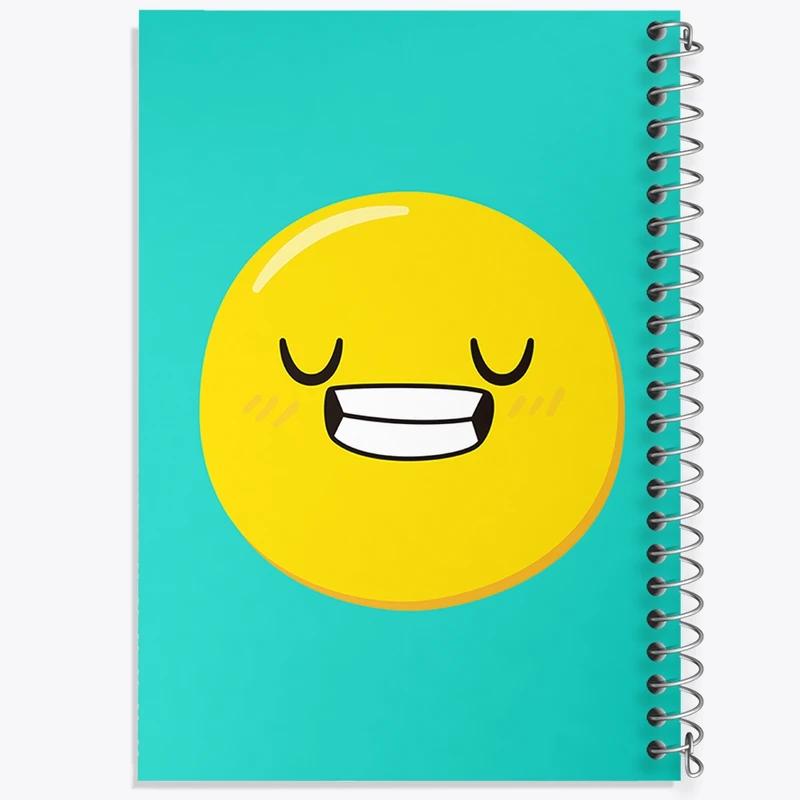 دفتر طراحی 50 برگ خندالو طرح ایموجی Emoji  کد 3004