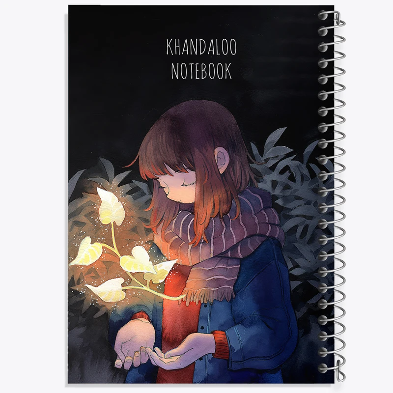 دفتر مشق 50 برگ خندالو طرح دخترانه فانتزی کد N8892