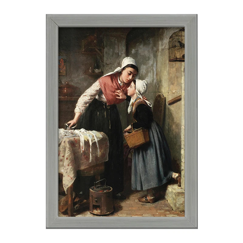 تابلو خندالو طرح نقاشی ماموریت اثر پیر ژان ادموند کستان کد F12368