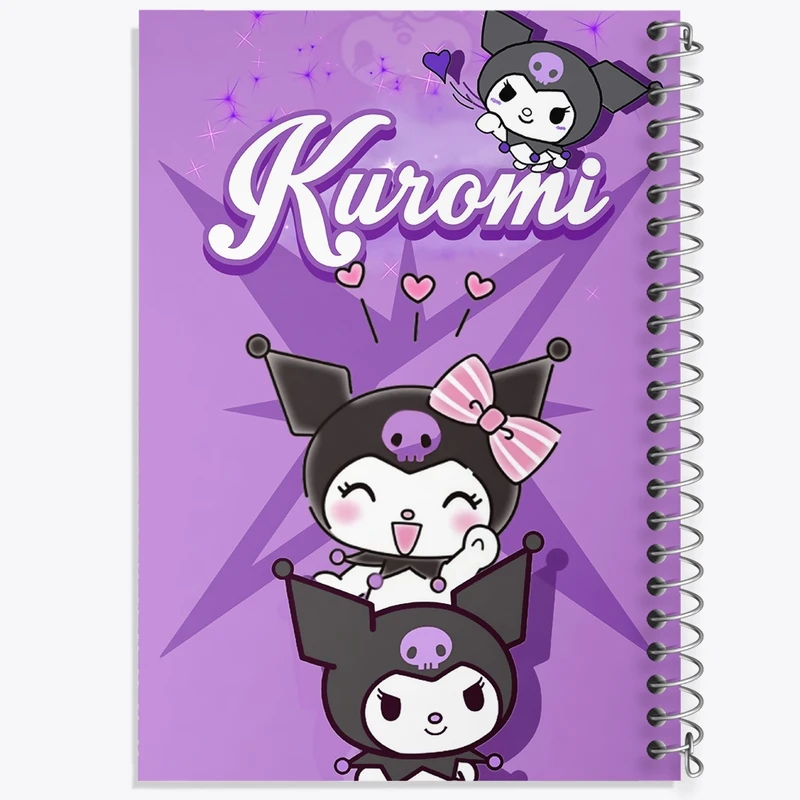 دفتر لیست خرید 50 برگ خندالو طرح کرومی (Kuromi) کد N9071