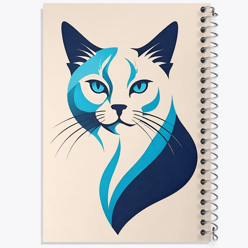 دفتر نقاشی 50 برگ خندالو طرح گربه کد F3829