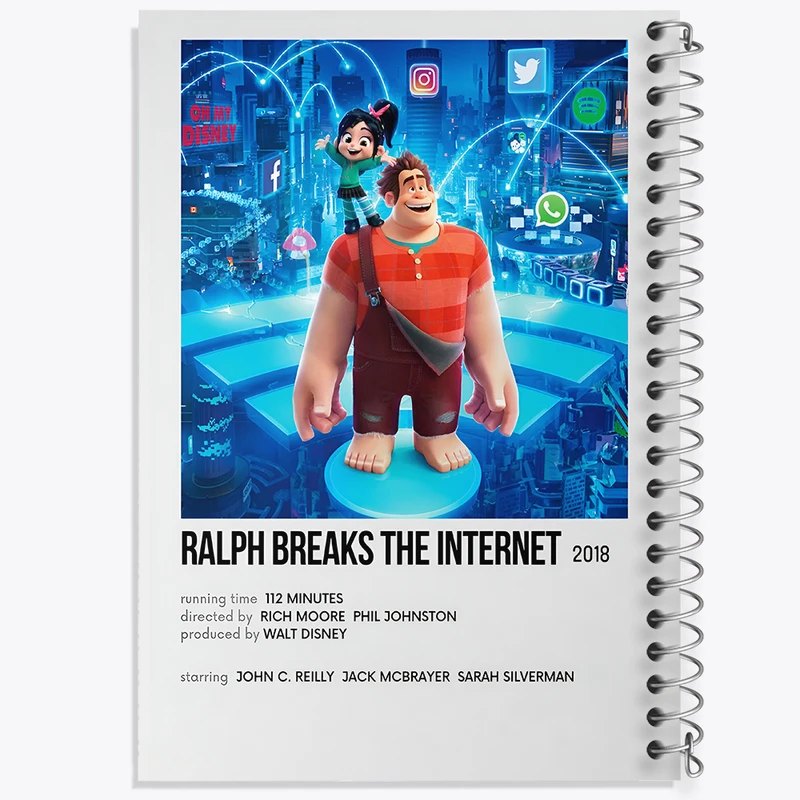 دفتر نقاشی 50 برگ خندالو طرح رالف خرابکار (Wreck-It Ralph) کد F13240