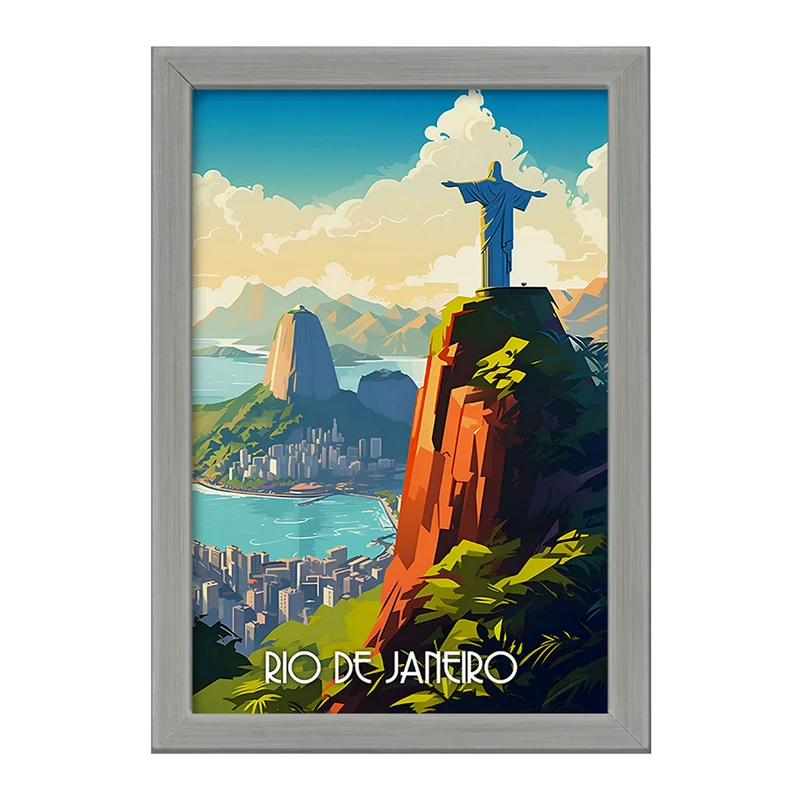 تابلو خندالو طرح ریو دو ژانیرو (Rio De Janeiro) کد F6311