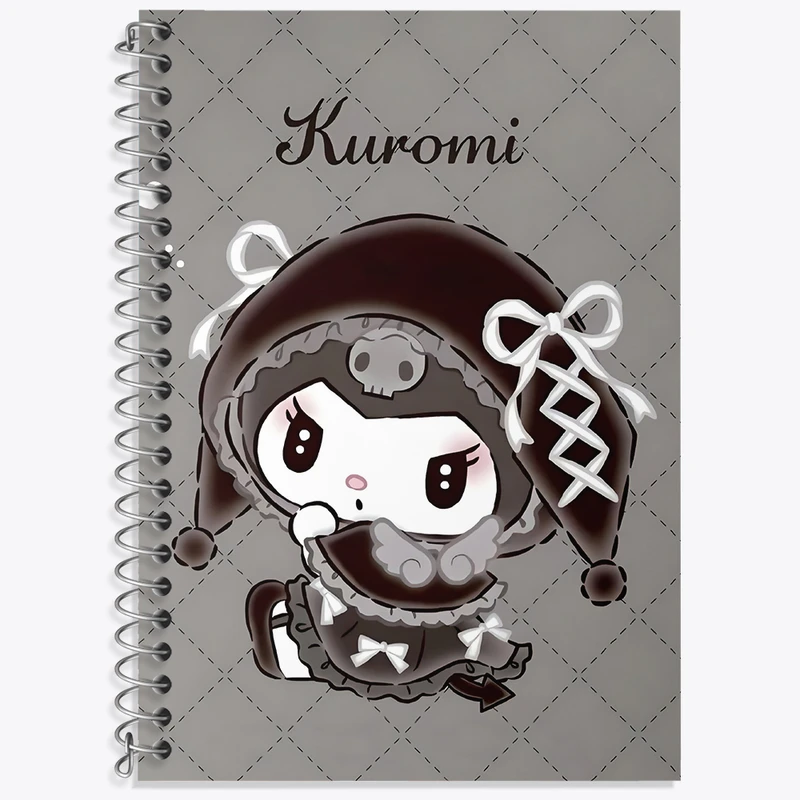 دفتر نت موسیقی 50 برگ خندالو طرح کرومی (Kuromi) کد N8969