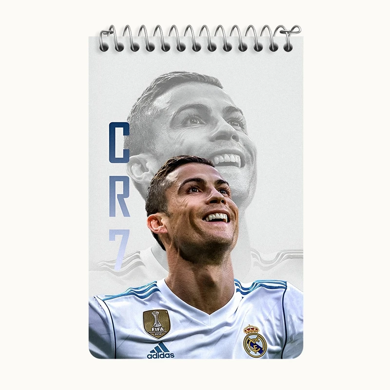 دفتر یادداشت 50 برگ خندالو طرح کریستیانو رونالدو کد F14258