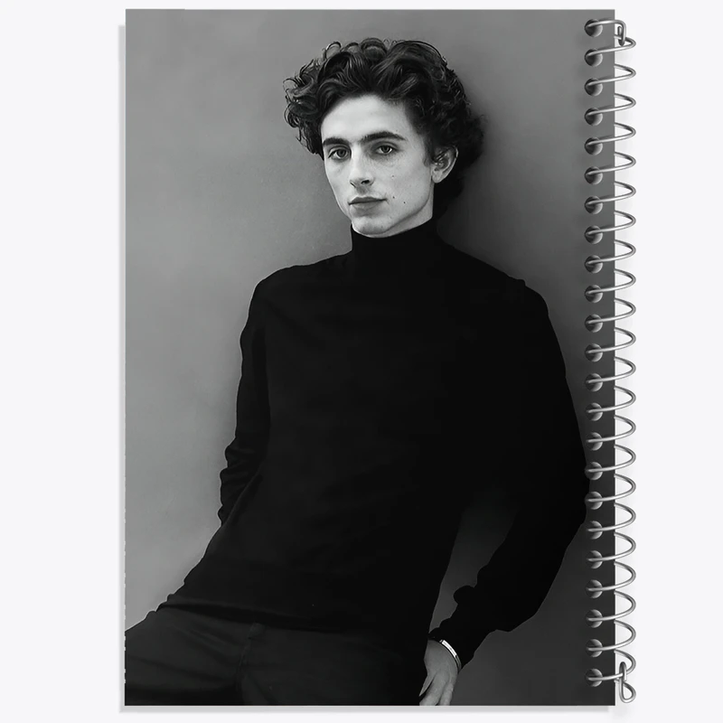 دفتر مشق 100 برگ خندالو طرح تیموتی شالامی (Timothée Chalamet) کد F10252