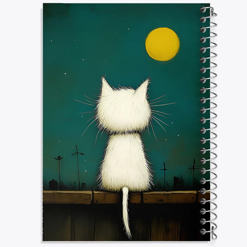 دفتر مشق 50 برگ خندالو طرح گربه کد F12697