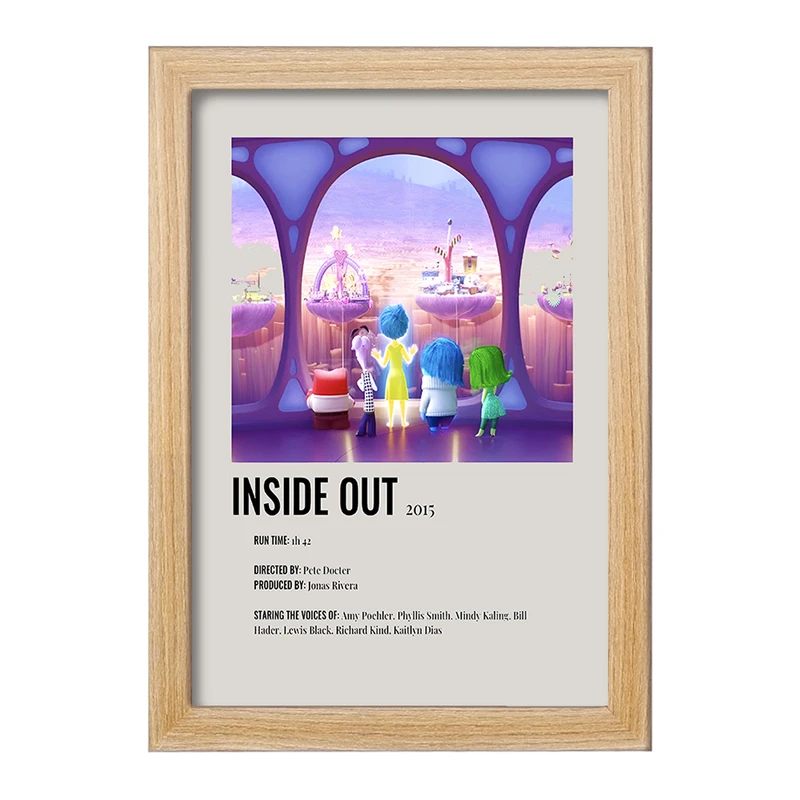 تابلو خندالو طرح اینساید اوت (Inside Out) کد F13129