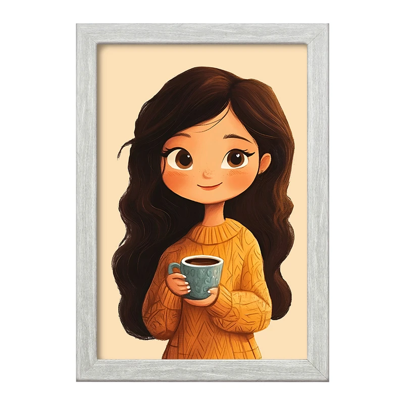 تابلو خندالو طرح دخترانه بامزه کد F5553