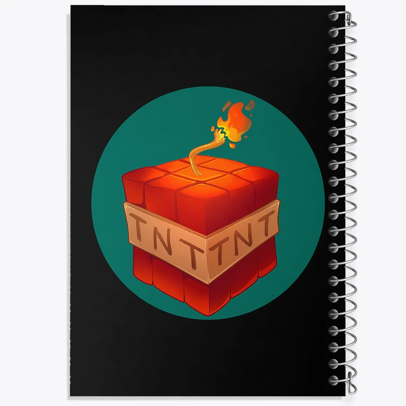 دفتر مشق 50 برگ خندالو طرح بازی ماینکرافت (Minecraft) کد N8669