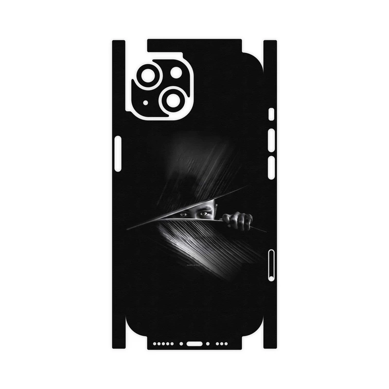 برچسب پوششی ماهوت مدل Black Portrait-FullSkin مناسب برای گوشی موبایل اپل iPhone 14