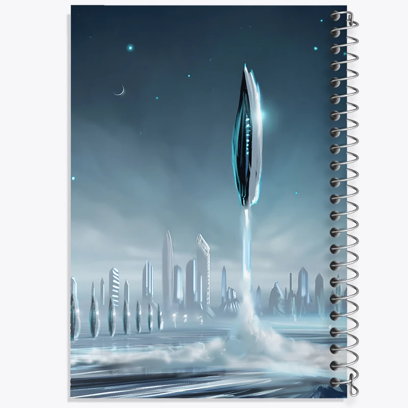 دفتر لیست خرید 50 برگ خندالو طرح فضاپیما کد F12528