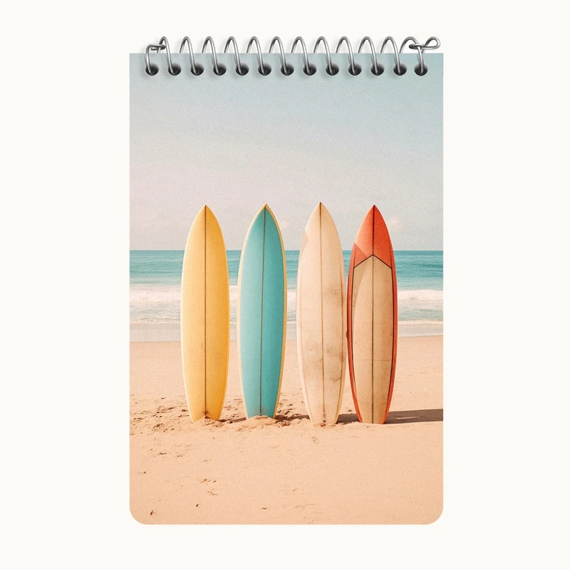 دفتر یادداشت 50 برگ خندالو طرح تخته موج سواری کد F3566