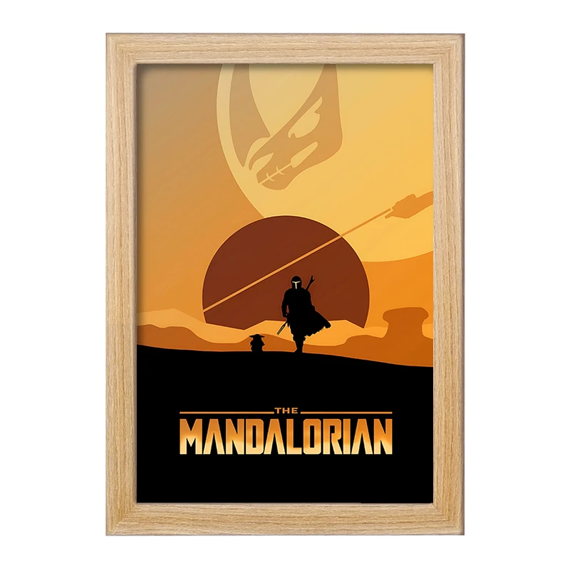 تابلو خندالو طرح مندلورین (The Mandalorian) کد F13744