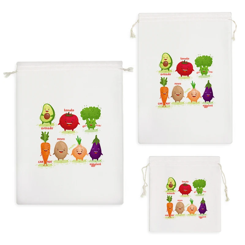 نظم دهنده خندالو مدل سبزیجات بامزه کد 1744 مجموعه 3 عددی