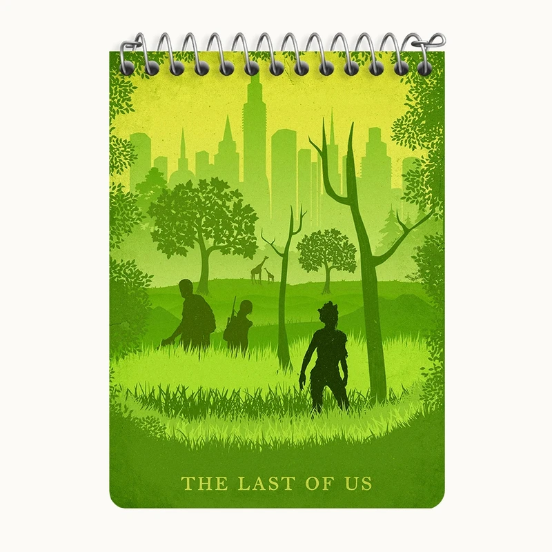 دفتر یادداشت 50 برگ خندالو طرح (The Last Of Us) آخرین بازمانده از ما کد N9303