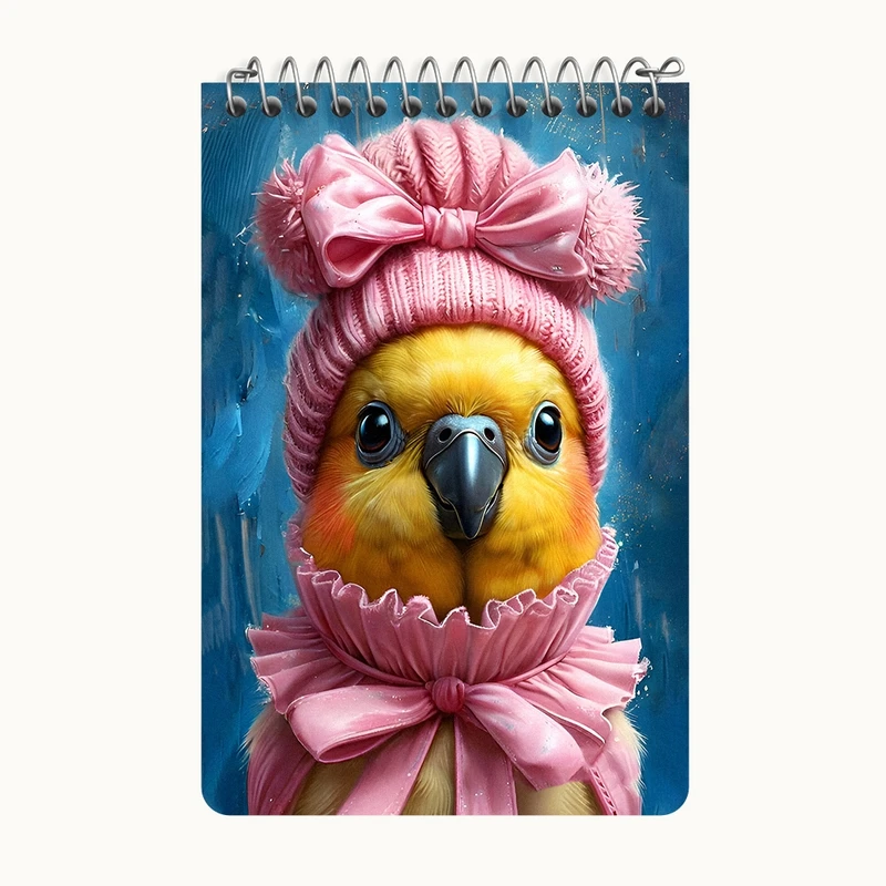 دفتر یادداشت 50 برگ خندالو طرح عروس هلندی کد F8144