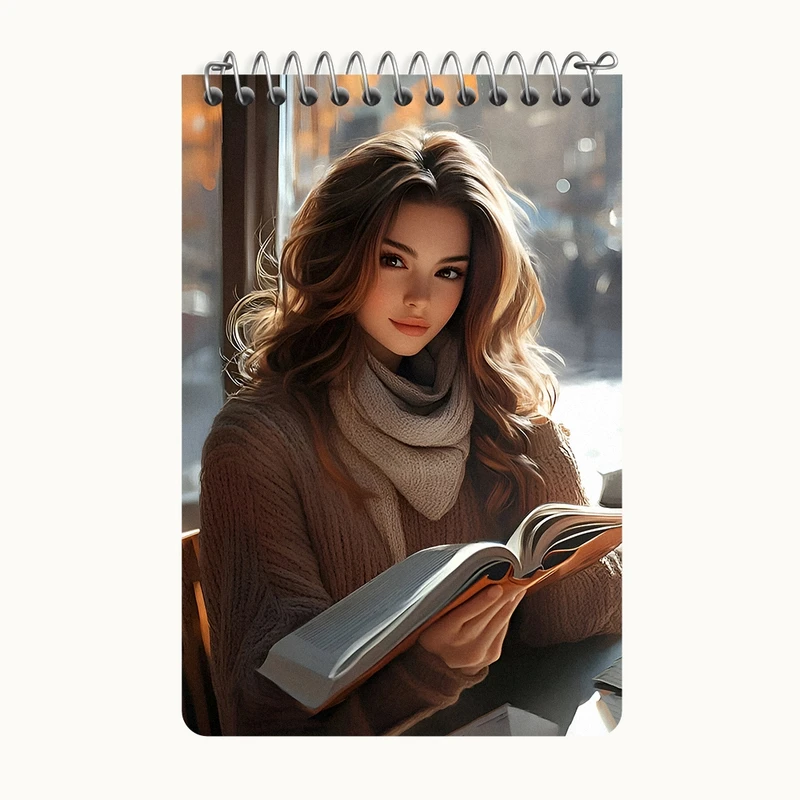 دفتر یادداشت 50 برگ خندالو طرح دخترانه کد F6501