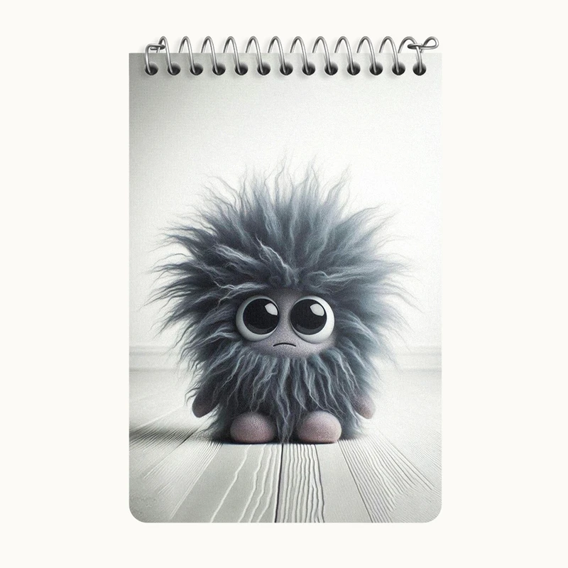 دفتر یادداشت 50 برگ خندالو طرح هیولای بامزه کد F5722