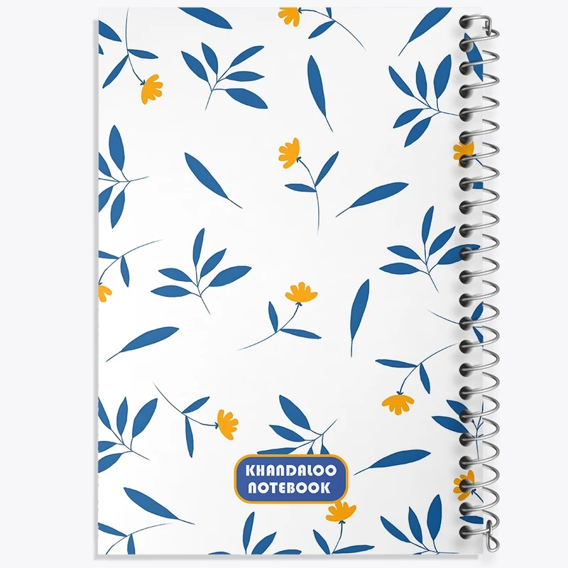 دفتر لیست خرید 50 برگ خندالو طرح پترن گل گلی کد N6093