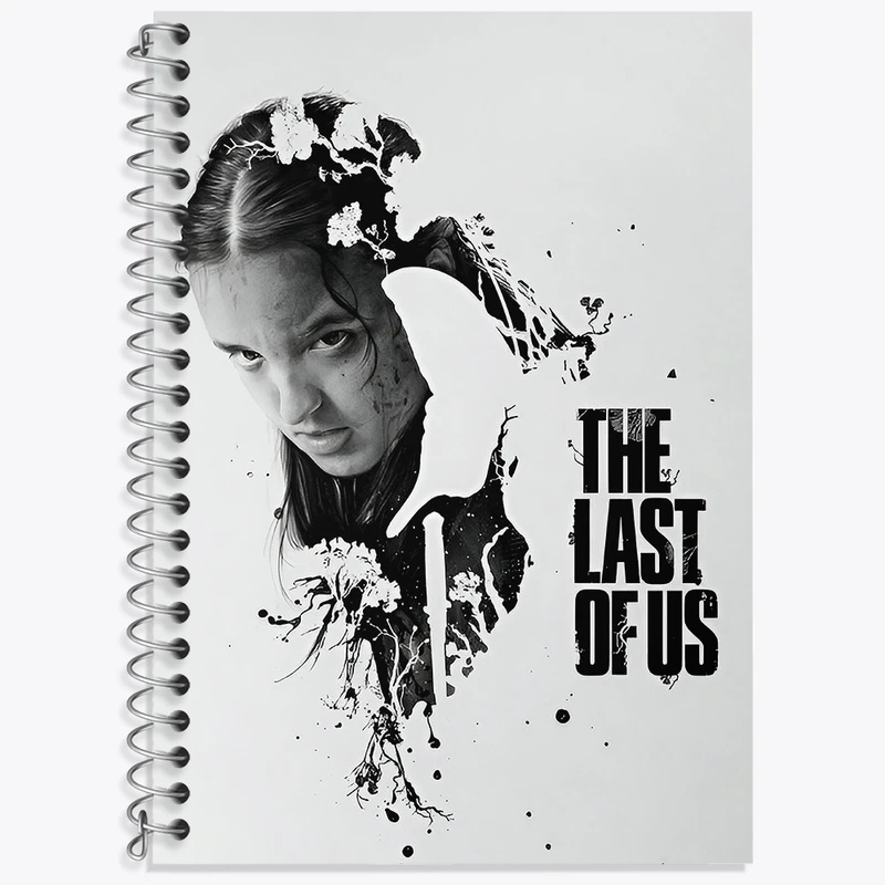 دفتر زبان 50 برگ خندالو طرح (The Last Of Us) آخرین بازمانده از ما کد N9306
