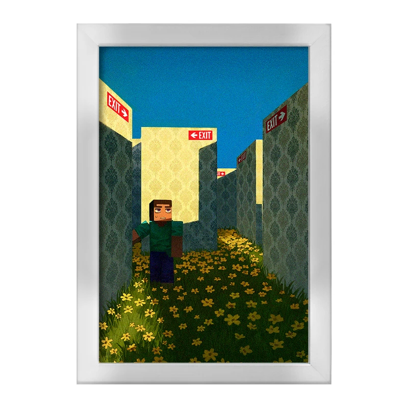 تابلو خندالو طرح ماینکرافت (Minecraft) کد F14060