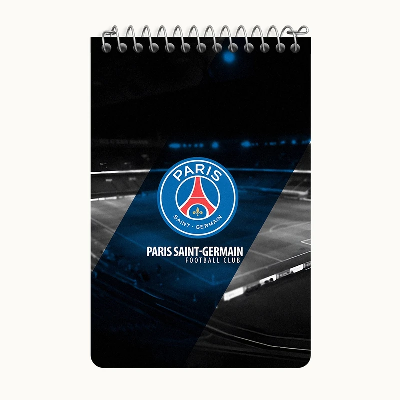 دفتر یادداشت 50 برگ خندالو طرح پاری سن ژرمن (Paris Saint Germain) کد F6897