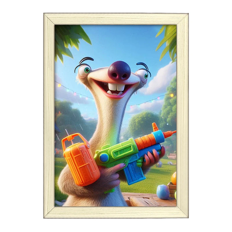 تابلو خندالو طرح سید عصر یخبندان کد F2775