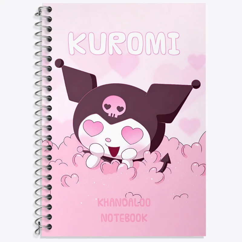 دفتر نت موسیقی 50 برگ خندالو طرح کرومی (Kuromi) کد N9077