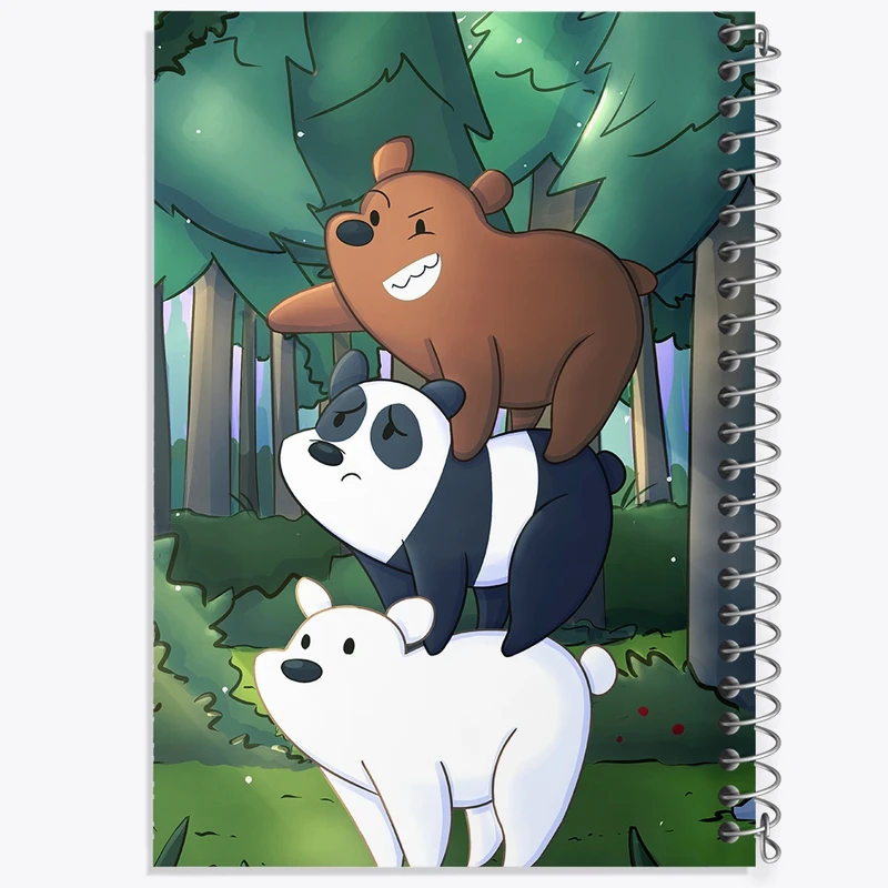 دفتر طراحی 50 برگ خندالو طرح سه خرس کله پوک کد N4256