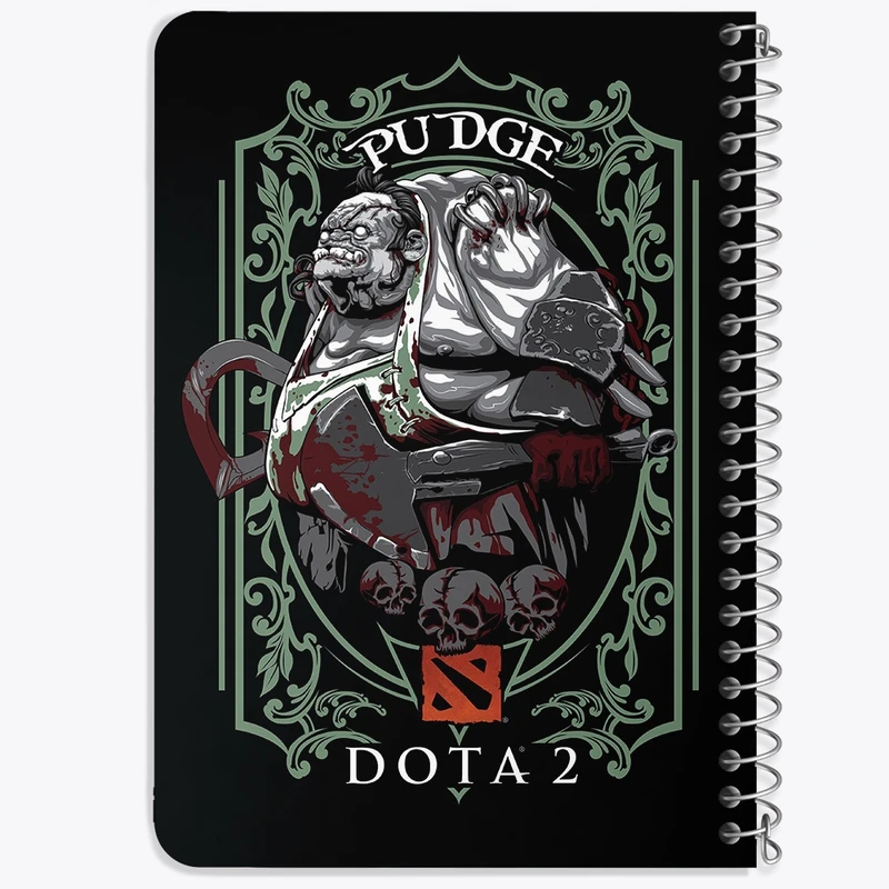 دفتر یادداشت 50 برگ خندالو طرح بازی دوتا (Dota 2) کد 31446