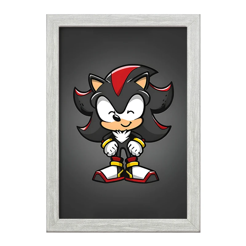 تابلو خندالو طرح سایه جوجه تیغی سونیک کد F9422