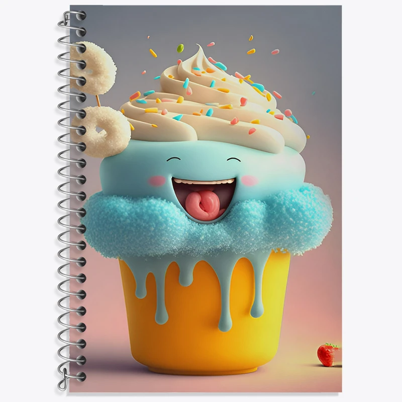 دفتر نت موسیقی 50 برگ خندالو طرح بستنی بامزه کد F3364