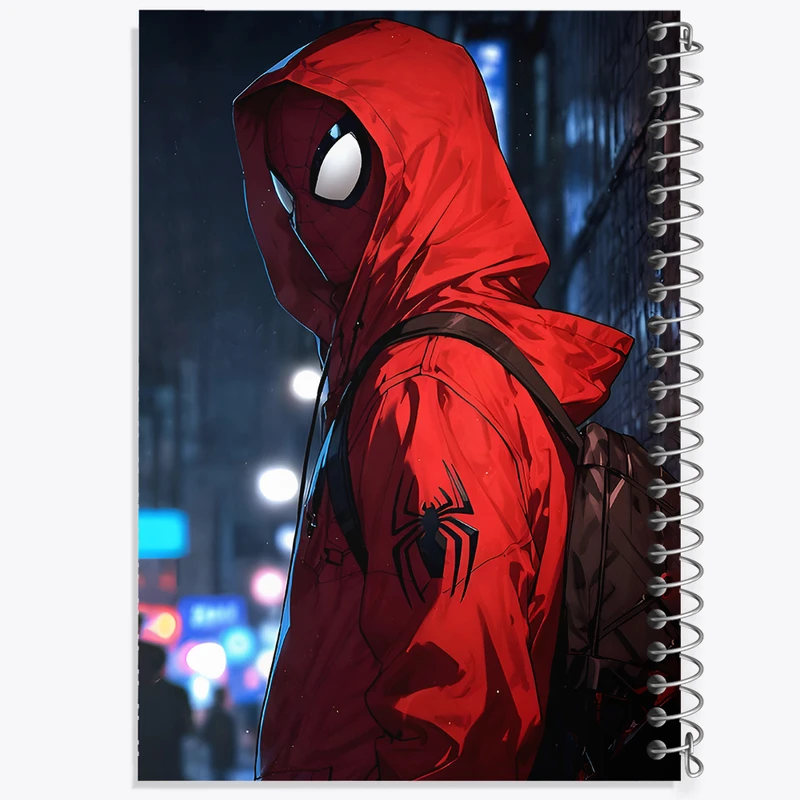 دفتر مشق 100 برگ خندالو طرح مرد عنکبوتی کد F9170