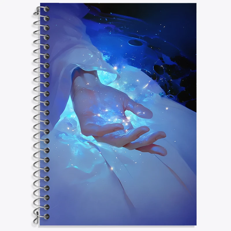 دفتر زبان 50 برگ خندالو مدل دو خط طرح فانتزی کد N8656