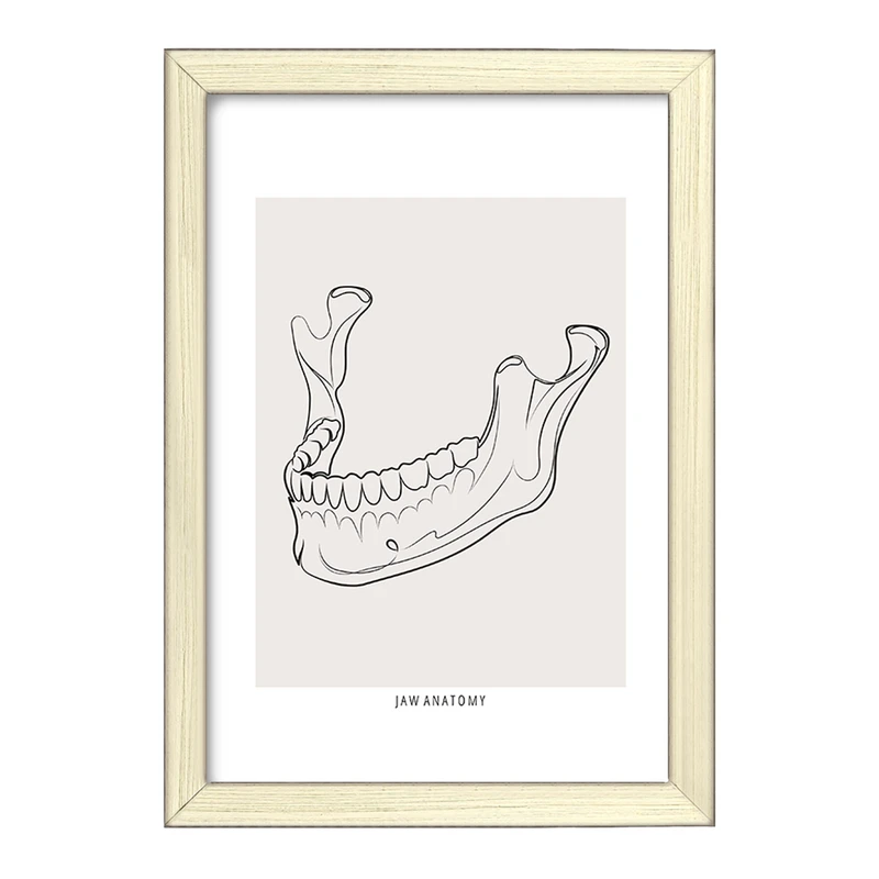 تابلو خندالو طرح آناتومی فک (Jaw Anatomy) کد F13939