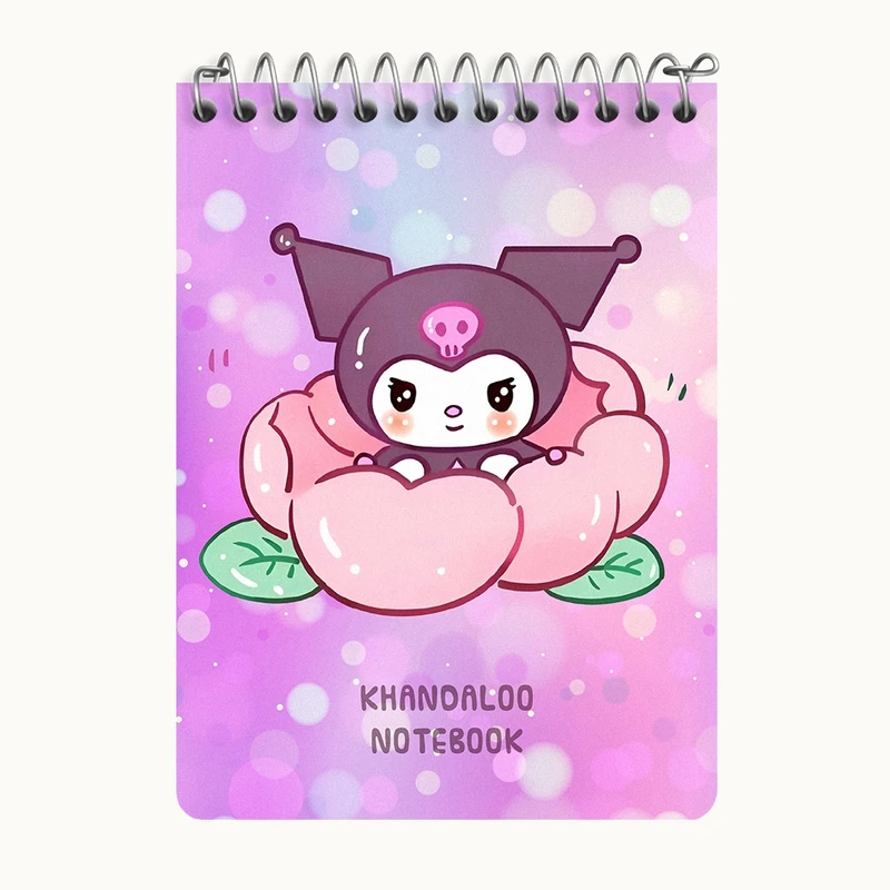 دفتر یادداشت 50 برگ خندالو طرح کرومی (Kuromi) کد N9022