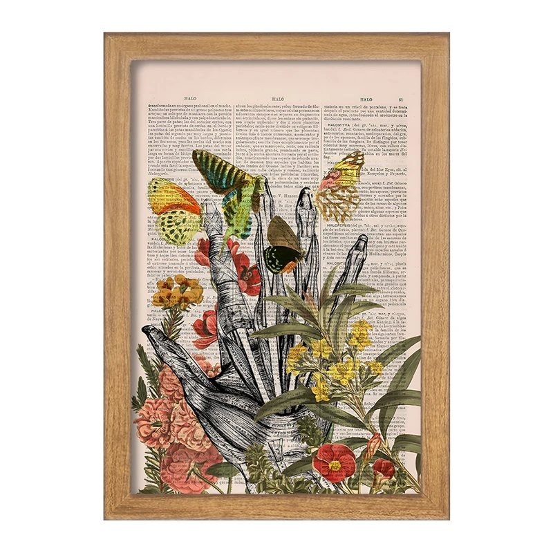 تابلو خندالو طرح آناتومی دست (Hand Anatomy) کد F14037