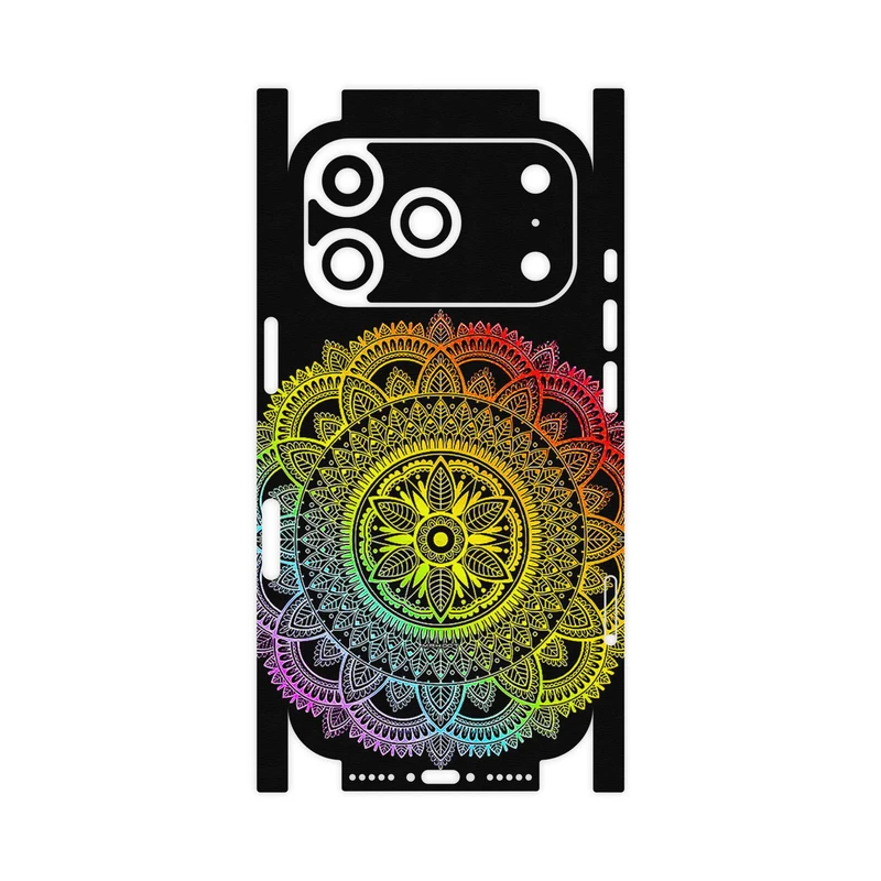 برچسب پوششی ماهوت مدل Mandala Design 4-FullSkin مناسب برای گوشی موبایل اپل iPhone 17 Pro
