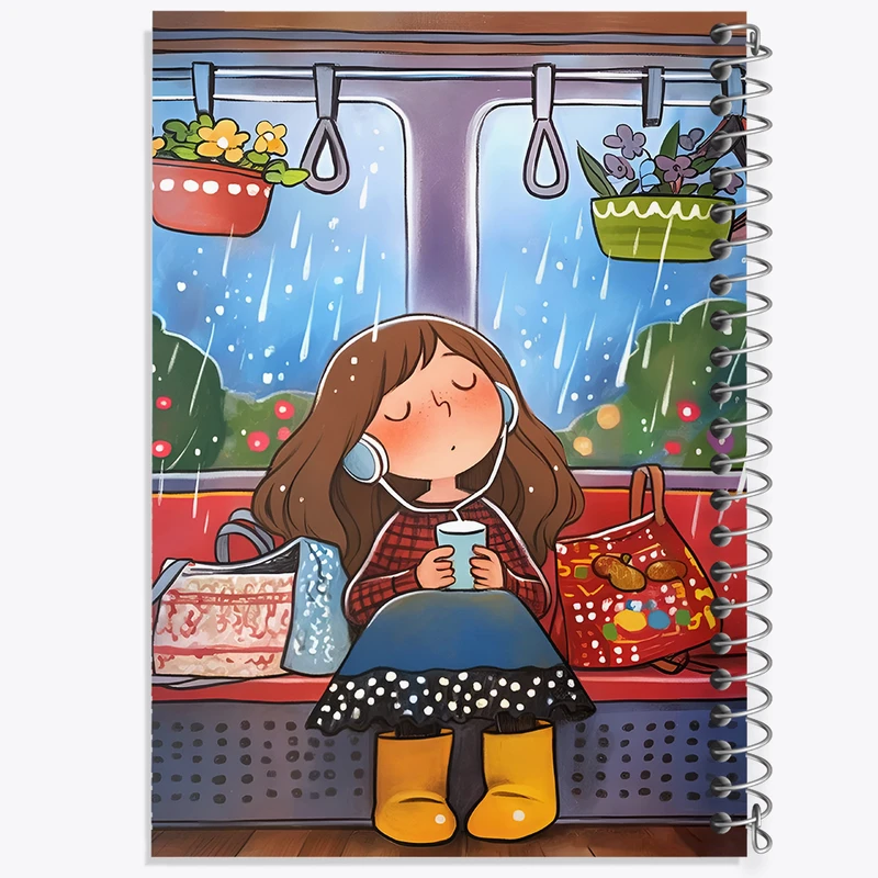 دفتر مشق 50 برگ خندالو طرح دخترانه کد F12883