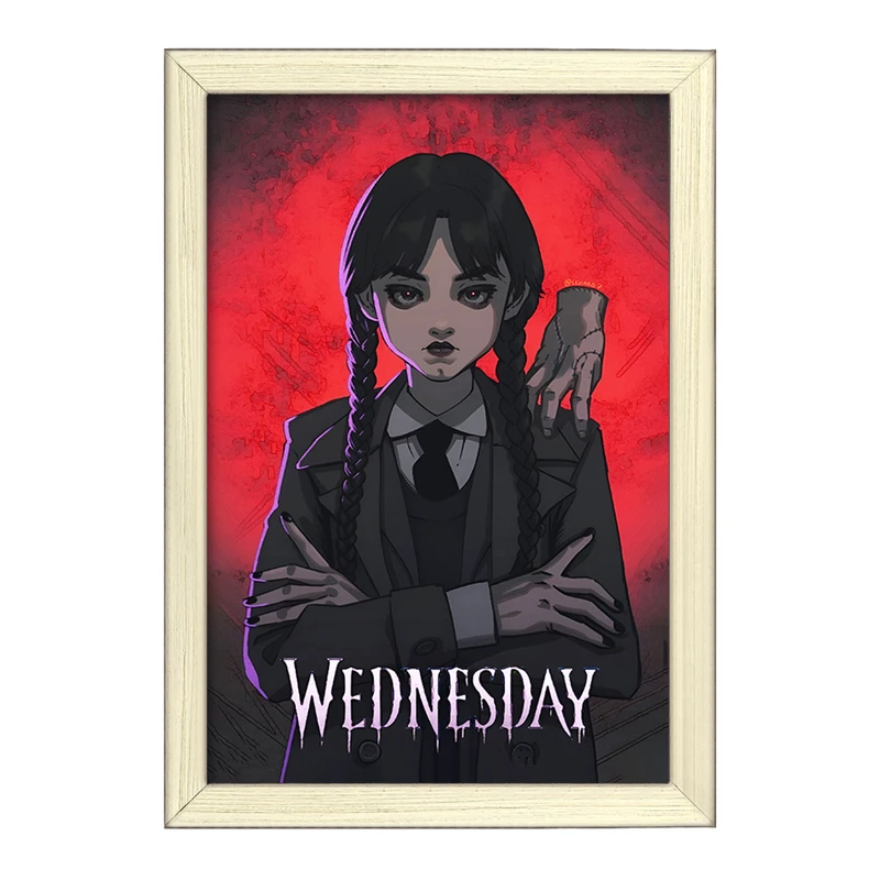 تابلو خندالو طرح ونزدی (Wednesday) کد F4951