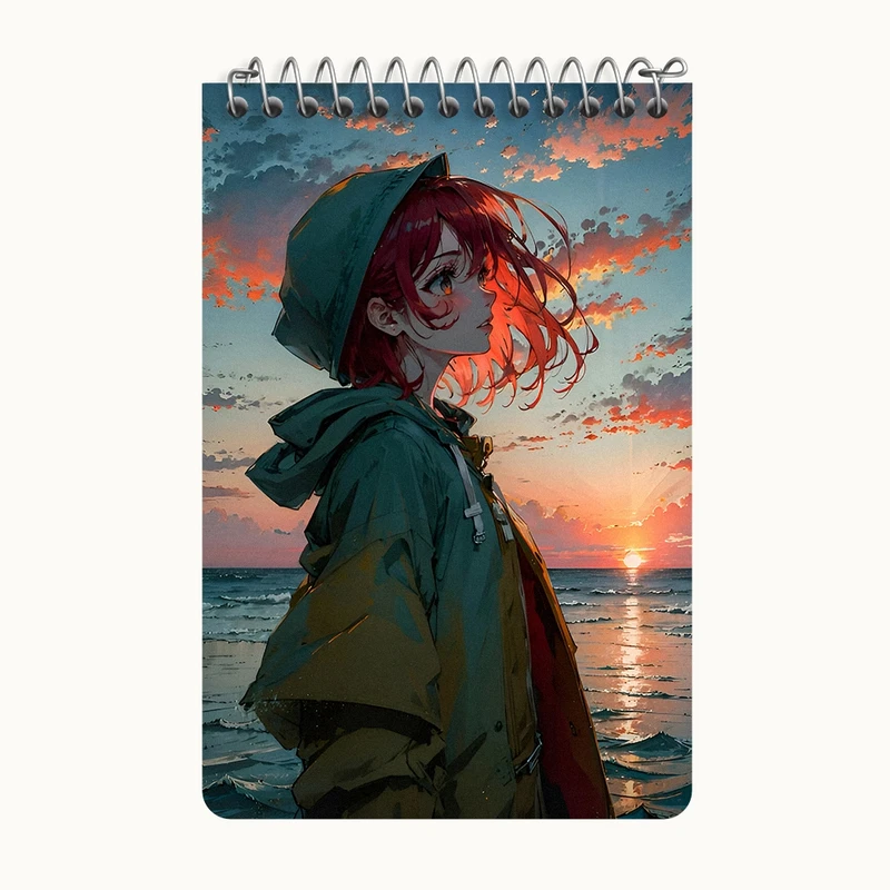 دفتر یادداشت 50 برگ خندالو طرح دخترانه کد F6646