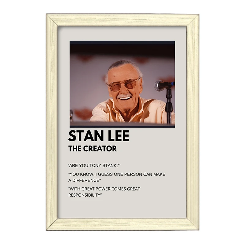 تابلو خندالو طرح استن لی (Stan Lee) کد F13160