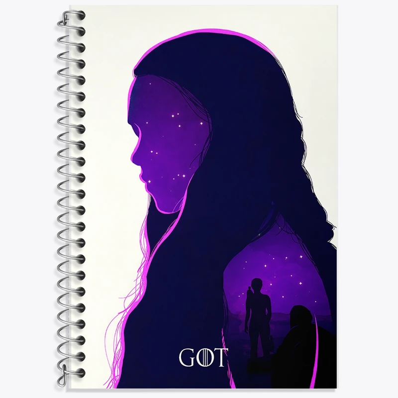 دفتر لغت 50 برگ خندالو طرح گیم آف ترونز (Game of Thrones) کد F13759