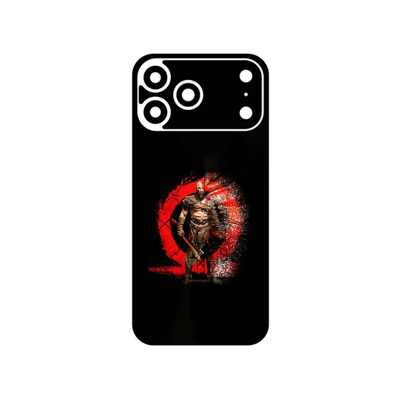 برچسب پوششی ماهوت مدل GOD_OF_WAR مناسب برای گوشی موبایل اپل iPhone 17 Pro Max
