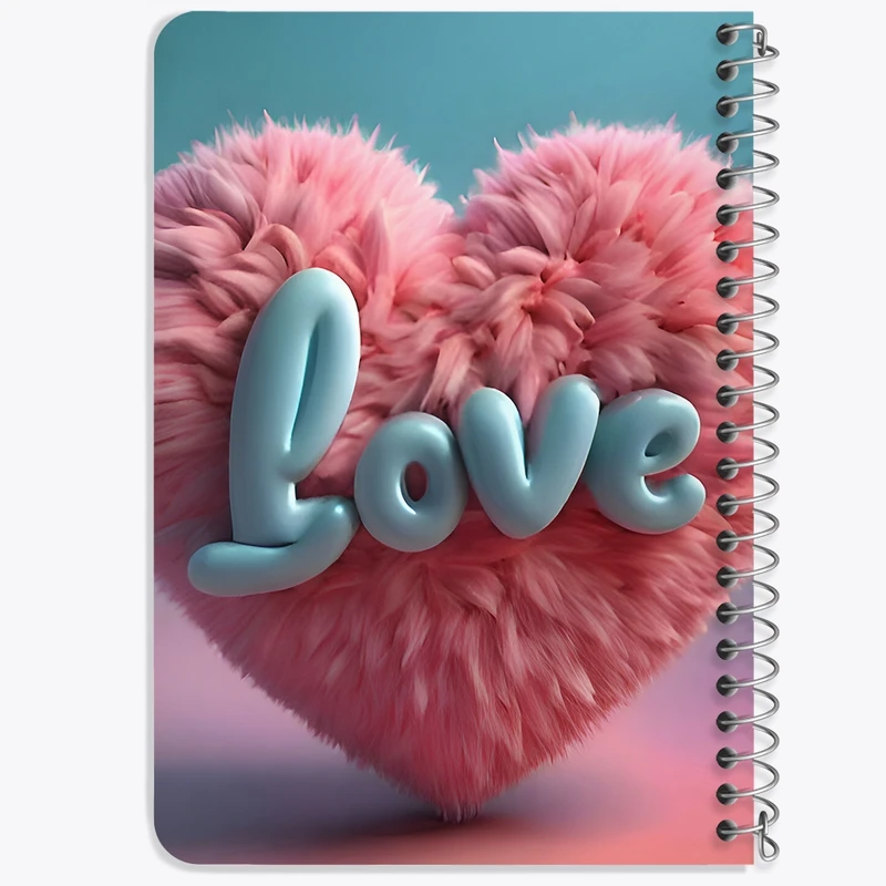 دفتر یادداشت 50 برگ خندالو طرح Love کد F9294